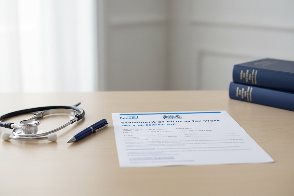 UK Fit Note apostille: can a Fit Note be legalised for use abroad?
