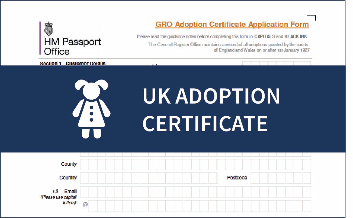 Legalise a UK Adoption Certificate | Apostille UK