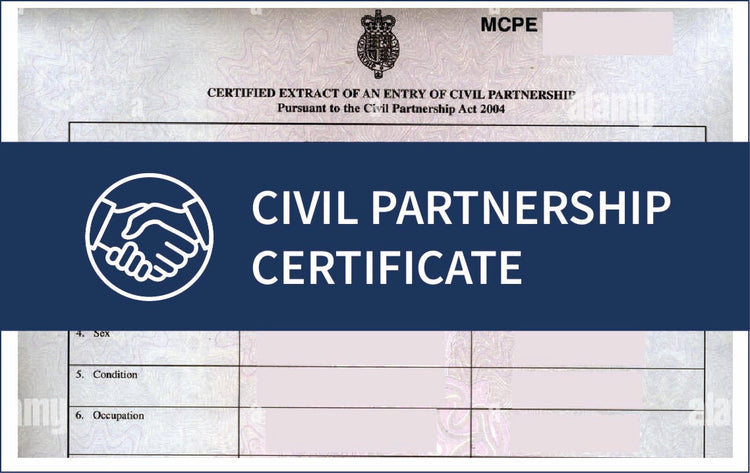 Legalise Civil Partnership Certificate | Apostille UK