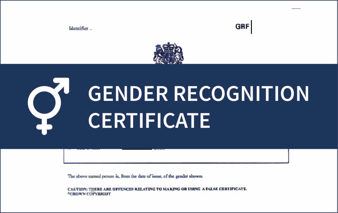 Legalise Gender Recognition Certificate | Apostille UK