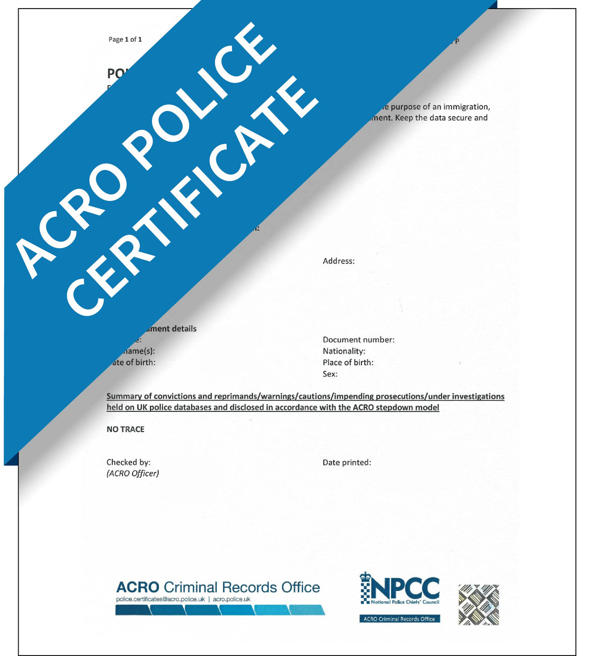 ACRO Police Certificate Apostille | Fast UK Legalisation Service – The ...