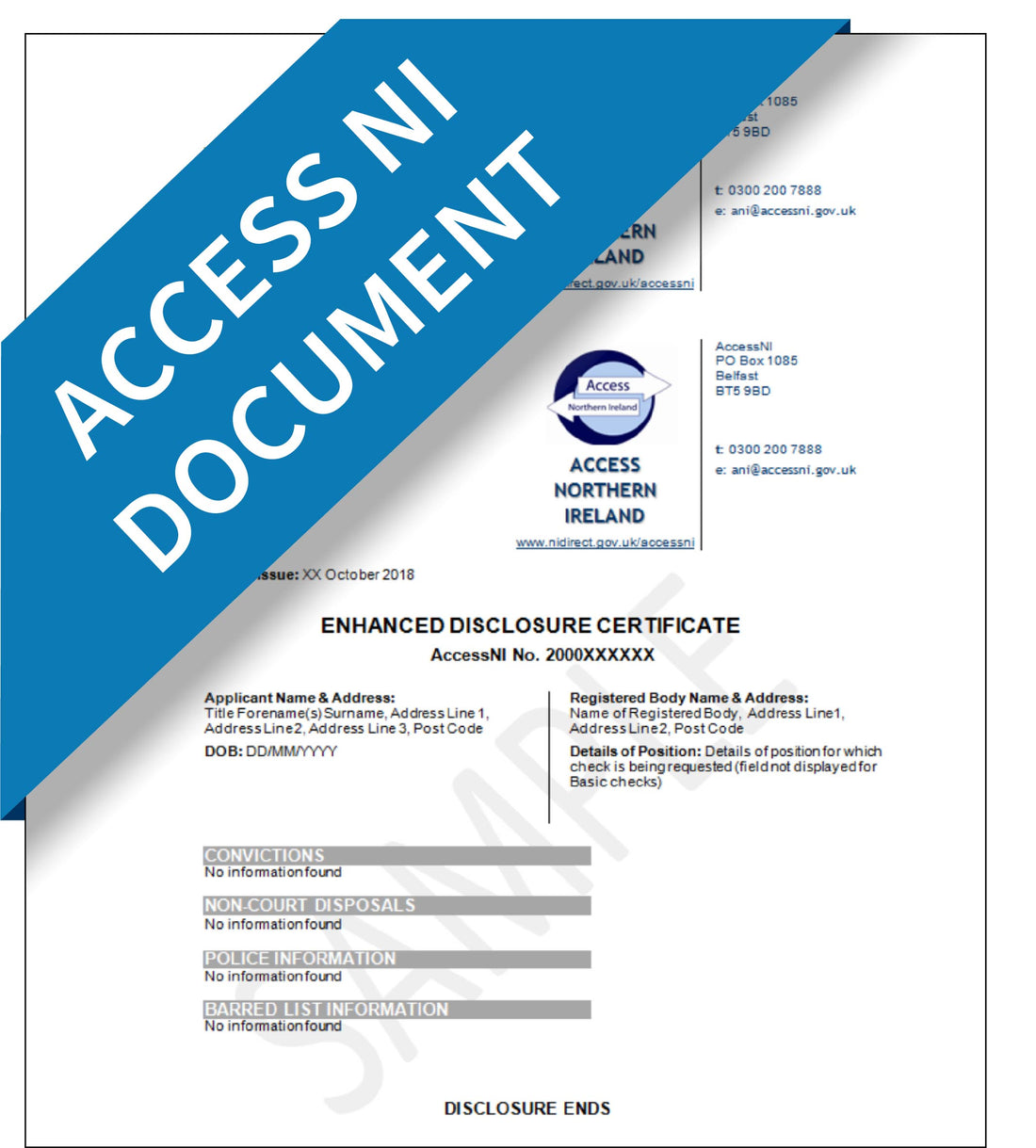 Access Ni Reference Form.pdf Access NI Document Apostille Service | Fast UK Legalisation – The Hague ...