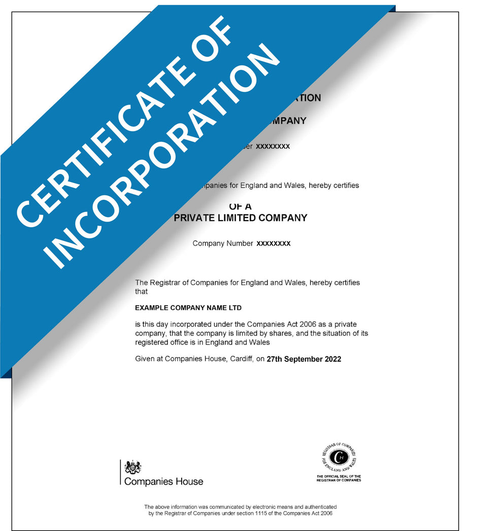 Certificate of Incorporation – Express Apostille Service