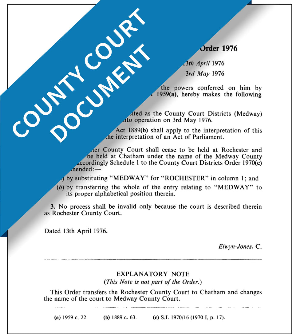County Court Document – Express Apostille Service