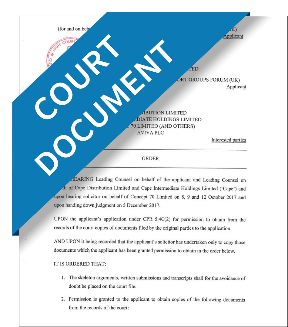 Court Document – Express Apostille Service