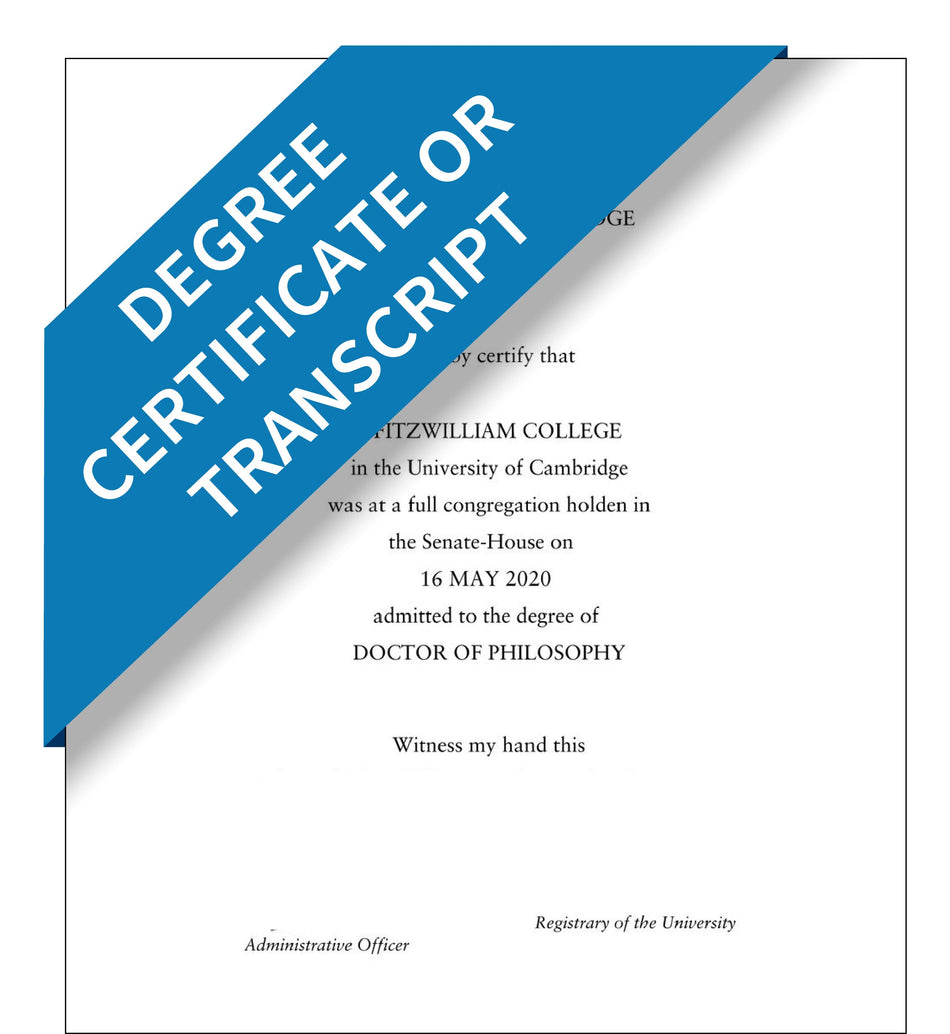 Degree Certificate or Transcript (UK) – Express Apostille Service