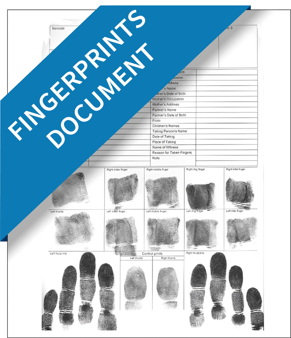 Fingerprints Document – Express Apostille Service