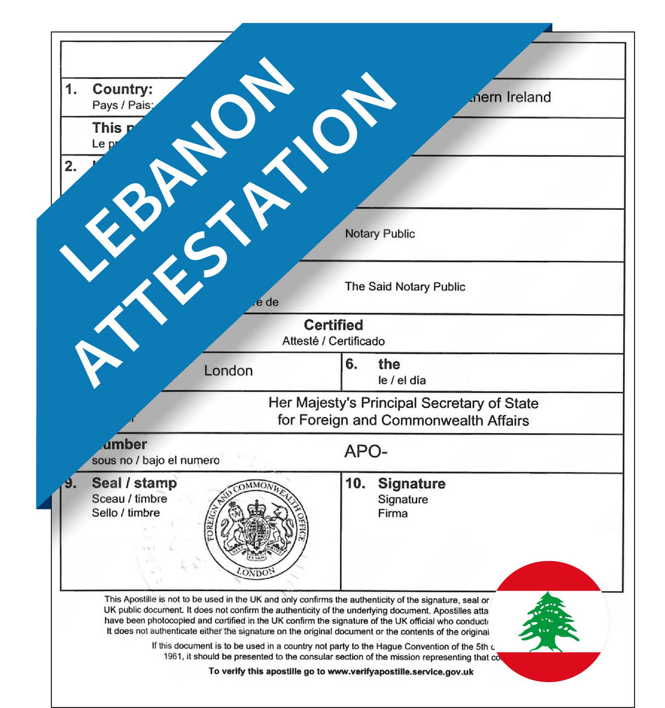Lebanon Attestation
