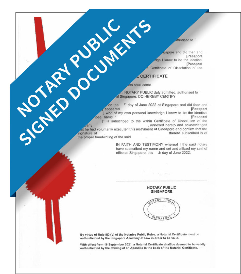 Notary Public Signed Documents – Express Apostille Service