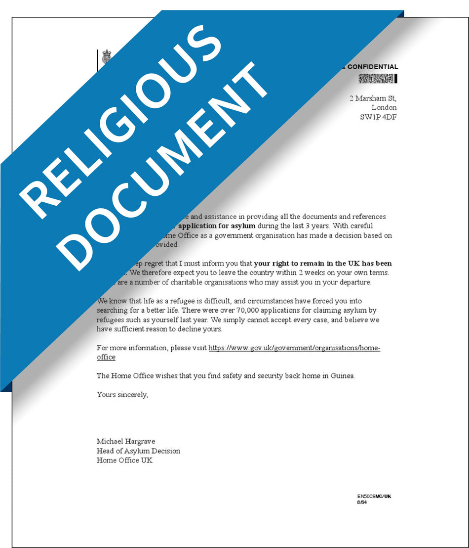 Religious Document – Express Apostille Service