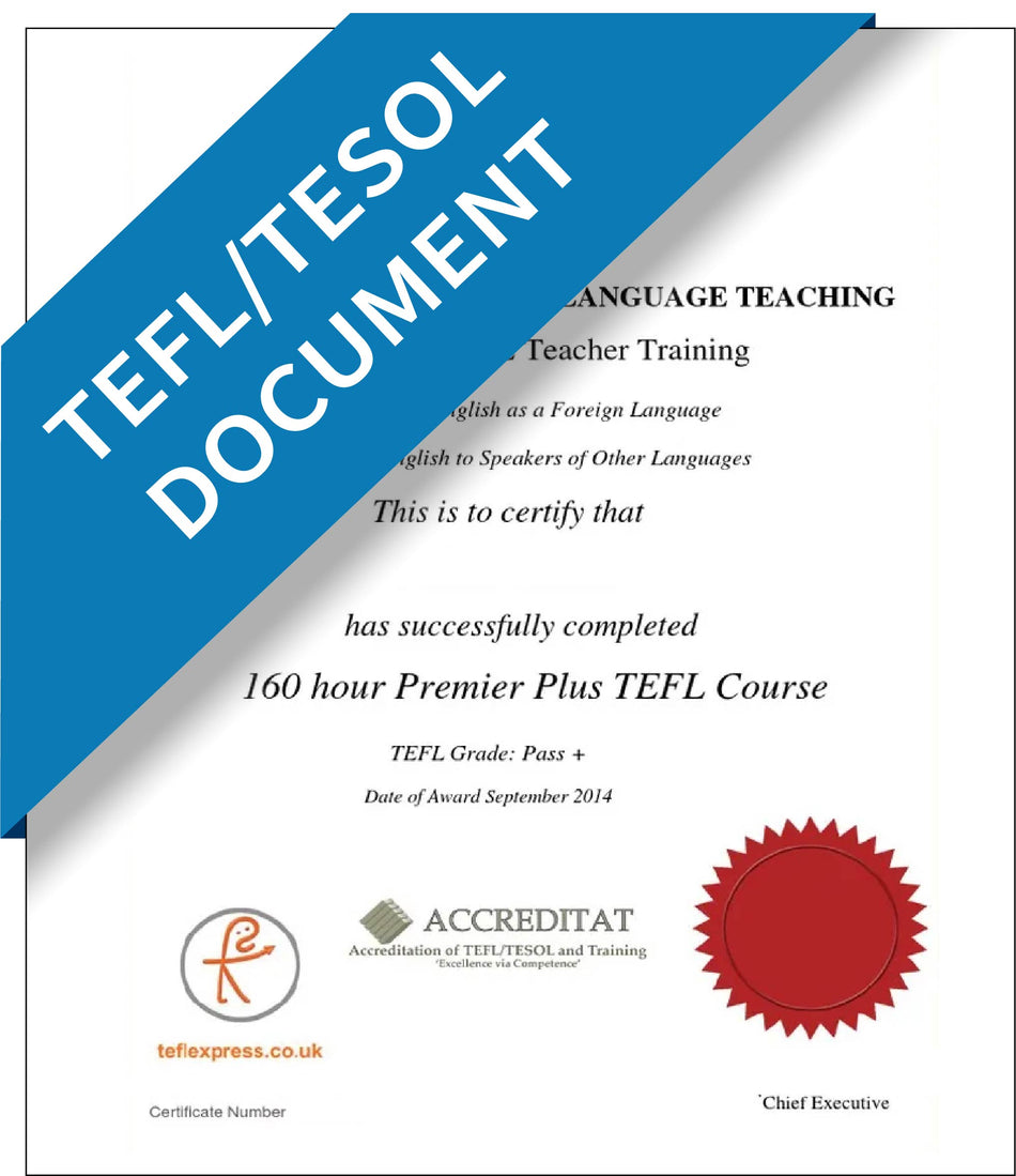 TEFL or TESOL Document – Express Apostille Service
